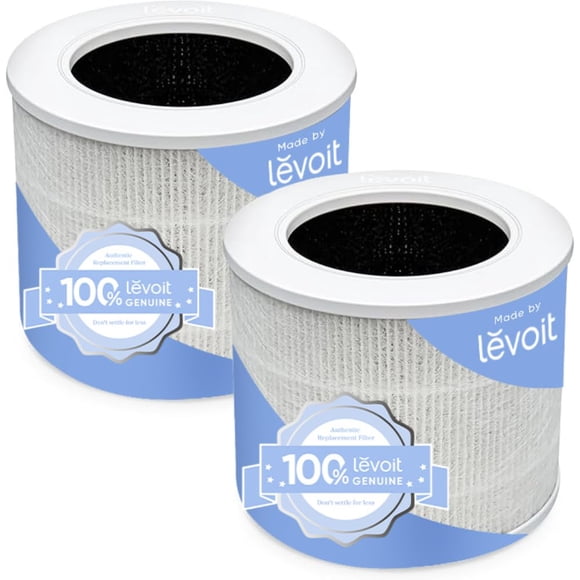 LEVOIT Genuine Core Mini-P Replacement Filter, Core Mini-RF Air Purifier Filters, Supports HEPA Sleep Mode, High-Efficiency Activated Carbon for Removal of Smoke, Od