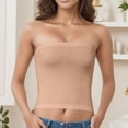 thumbnail image 2 of Gyexs Women's Seamless Comfort Bra with Longline Bottom for a Smooth Slim Fit and All Day Support, Coffee, Size One Size, 2 of 4