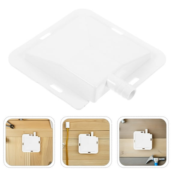 Minkissy 2-Pack AC Water Drain Pans with Anti-Overflow Funnel, Easy Installation for Home and Office Air Conditioner Use