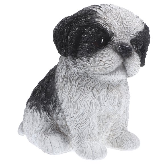 FRCOLOR Resin Puppy Figurine Multicolor Creative and Fun Home Craft Decor 1Pc