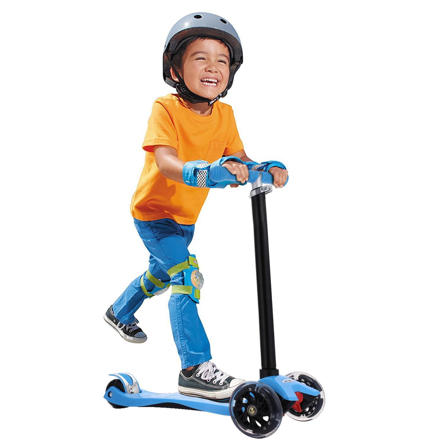 kids playing scooter