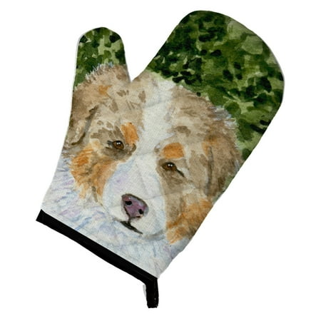 

Carolines Treasures SS8732OVMT Australian Shepherd Oven Mitt Large multicolor