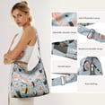 thumbnail image 5 of Canvas Shopping Bag for Women Women's Handbag Sushi (4)4 Crossbody Handbag Casual Tote for Water Bottle Keys, 5 of 5
