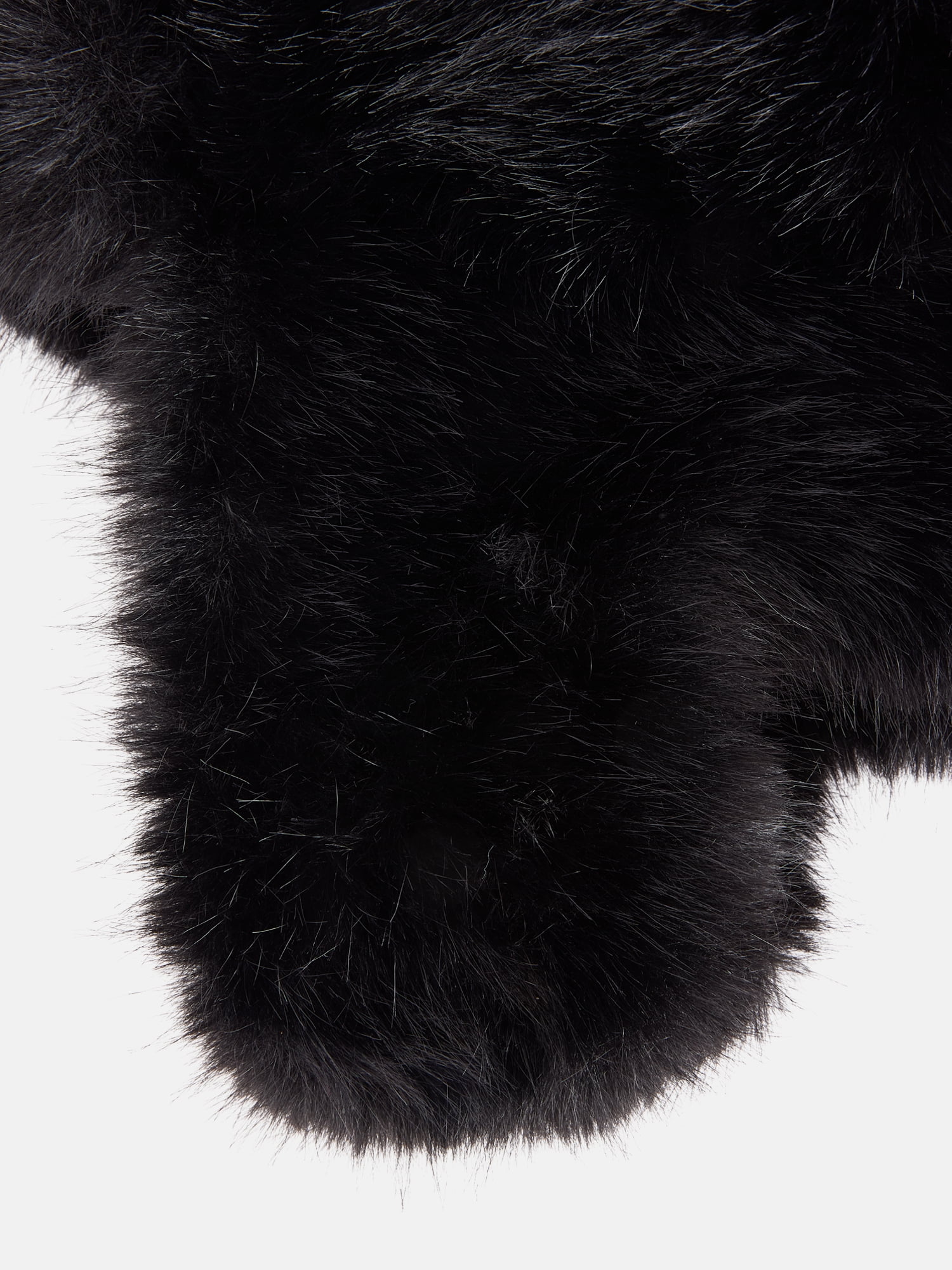 No Boundaries Faux Fur Trapper Hat, Women's, Black Soot