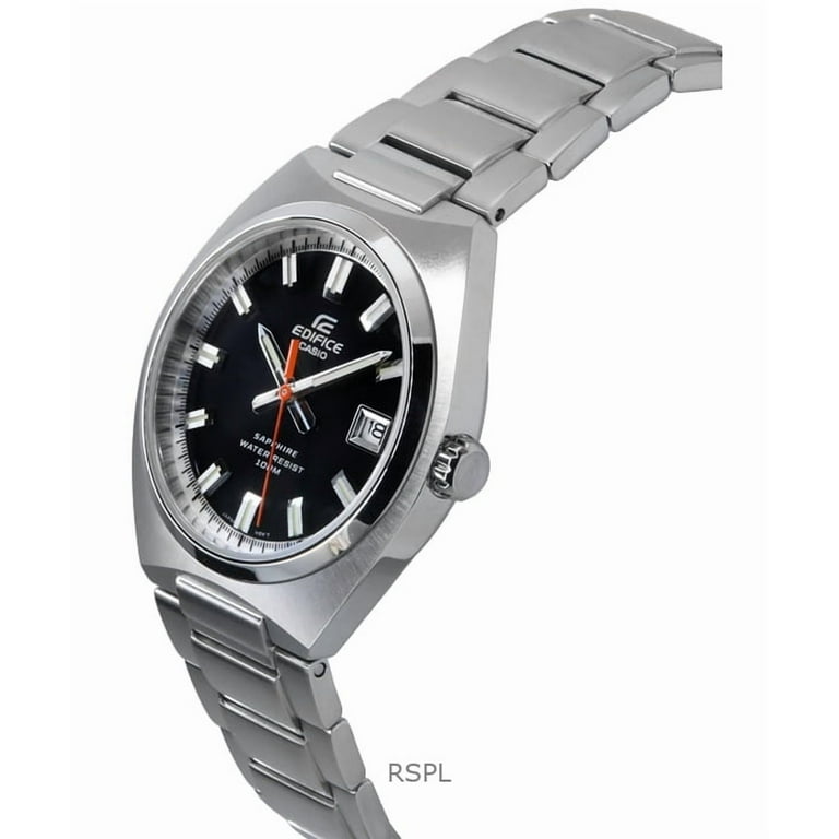 EDIFICE EBF-109D-1AVDF ブラックダイアル Casio Edifice Analog Stainless Steel Black Dial Quartz EFB-109D