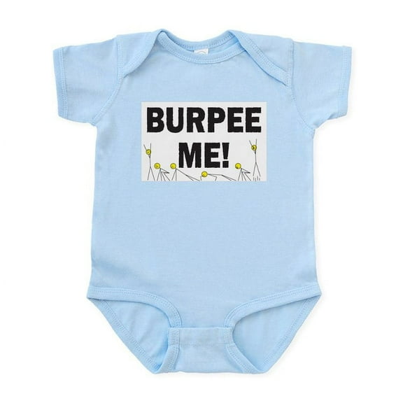 CafePress - Burpee Me Body Suit - Baby Light Bodysuit, Size Newborn - 24 Months