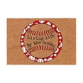 thumbnail image 1 of Giyblacko Carpet Door Mats Baseball Fun Home Door Mat Rug 60*40CM Anti Slip Dirty Door Rug Entrance Front Door Outdoor Entrance Porch Mat Anti Slip Polyester, 1 of 1