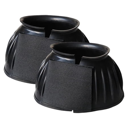 2x Horse Bell Over Boot Equine Hoof Or Durable Able Professional Ive Cover for Horses Equestrian Equipment M 7.6cmx8.8cm