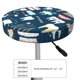 thumbnail image 4 of Balery Dental Fundas de asiento para taburete de bar redondo de tela de terciopelo ajustables que protegen de arañazos y manchas para sillas de 14 a 17 pulgadas.-14 inch, 4 of 7