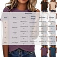 thumbnail image 4 of TGSLY Women's Ribbed Knit Tops Lightweight Soft Crew Neck Short Sleeve Shirts Dressy Casual Solid Color Asymmetric Wrap Hem Tunic Blouses M, 4 of 10