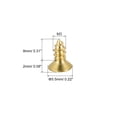thumbnail image 2 of Uxcell M3x8mm Brass Wood Screws, Phillips Flat Head Self Tapping Connector 25 Pack, 2 of 5