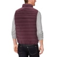 thumbnail image 2 of Men's Lightweight Full Zip Quilted Insulated Water Resistant Warm Puffer Vest (Burgundy, 2XL), 2 of 3