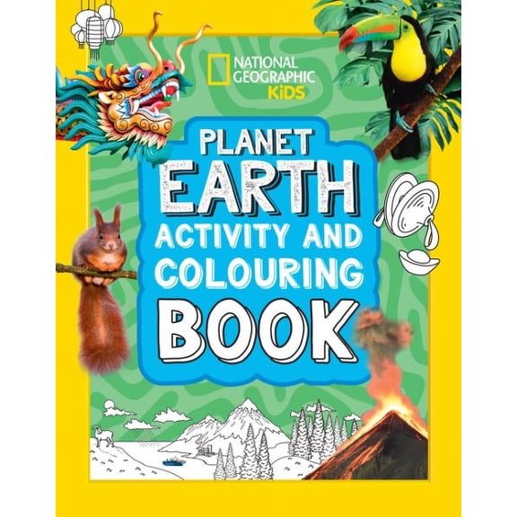Planet Earth Activity and Colouring Book National Geographic Kids (Paperback)