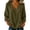 03# Army Green, variant on Women Linen Tops Ihhxva Cotton Loose Fit V-Neck Blouse 3/4 Dolman Sleeves Oversized Casual Summer Tunic Flowy Beach Shirt S-2XL