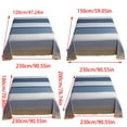 thumbnail image 5 of YIEMEEN Washed Cotton Bed Sheet with Comfort Polyester Fade Resistant Pattern Healthy Dye Bedding Sheet for Family Use, 5 of 21