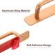 thumbnail image 3 of Uxcell 2pcs Adhesive Cabinet Handle 9.6" Drawer Handles Pulls for Closet Door, Gold Tone, 3 of 5