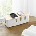 thumbnail image 2 of Cable Management Box Safe Heat Dissipating Cable Organizer Box Power Strip Cover, 2 of 6