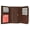 Burgundy, variant on Womens Checkbook Wallet with Id Window and Snap Button Closure 3547 CF (C)