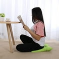 thumbnail image 7 of PiccoCasa Cotton Blends Strap Design Cushion Chair Buttocks Pad Lime Green 35 x 35 x 6cm/14"x 14"x 2.4"(L*W*H), 7 of 7