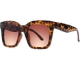 thumbnail image 4 of Gafas de sol TAOTAOQI vintage cuadradas sobredimensionadas UV400 para mujer, 4 of 9