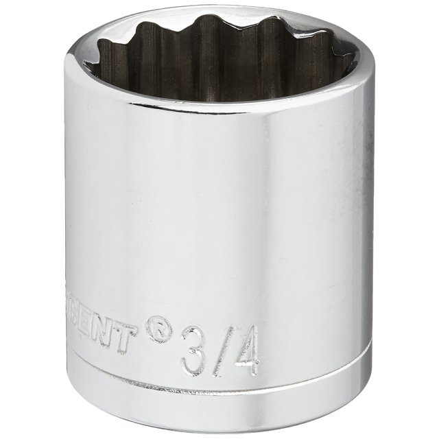 Disco Socket Crescent de 3/8 pulgadas, 12 puntos SAE, 3/4 pulgadas