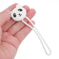 thumbnail image 5 of COSMOBETTY Cute Panda Shaped Desk Cable Holder 1Pcs Simple Silicone Cord Manager for Travel and Desktop Use, 5 of 8