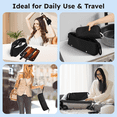 thumbnail image 5 of WJJIYR Hot Hair Tools Travel Bag, Curling Iron Travel Case with Heat Resistant Pad, 5 of 6