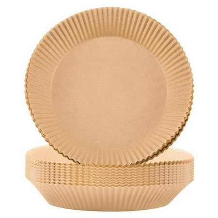 

30/50pcs Air Fryer Steamer Liners French Fries Chicken Baking Disposable Paper Liner Non-Stick Mat Parchment Wood Pulp Steamer