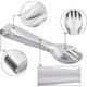 thumbnail image 2 of Serving Tongs 8-Inch Stainless Steel Salad Tongs Fork and Spoon Tongs, Set of 4, 2 of 4