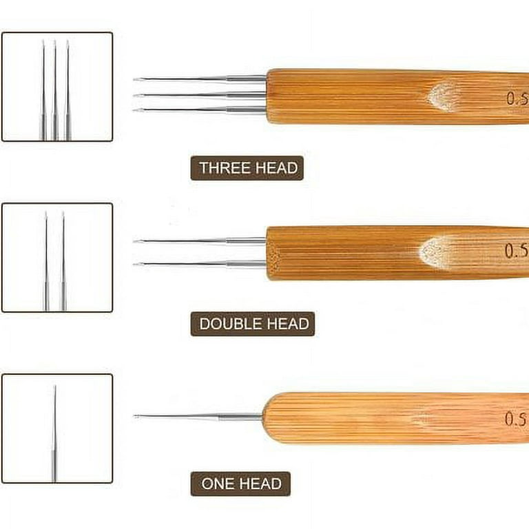 Deago 11pcs/Set Dreadlock Crochet Hook for Hair Dreadlock Needle