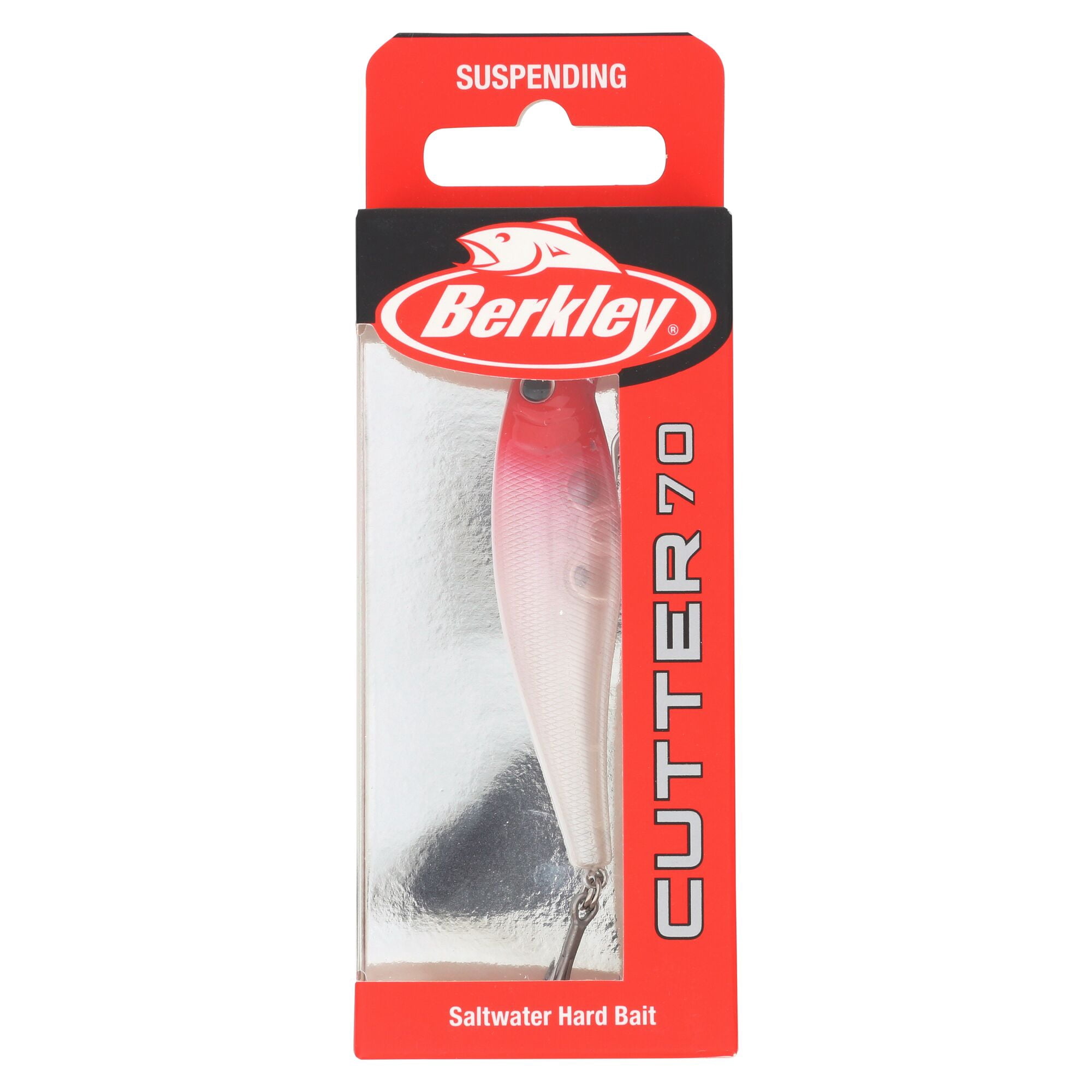 Berkley Cutter Saltwater, 2.75 in, Jerkbaits, Red Head (1 Count)