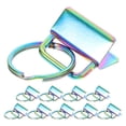 thumbnail image 4 of KAKOWELY tail clip 10 Pcs Convenient Key Chains for DIY Bag Accessories and Wristlets Easy to Use Keychains for Crafting Projects n Making Supplies Key Fob Hardware, 4 of 5