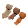thumbnail image 4 of veasfak 3 Rolls Fringe Chiffon Ribbon Gauze Colorful Ribbon Smooth Ribbons Set for Party Brown Set, 4 of 9