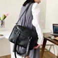 thumbnail image 3 of Bolso Escolar Japonés Piel Sintética Bolso Uniforme JK Bolso Ita para Mujer (negro), 3 of 9