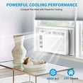 thumbnail image 3 of CazToi 5000 BTU 150sq ft Window Air Conditioner for Small Room Mechanical Controls, 3 of 6