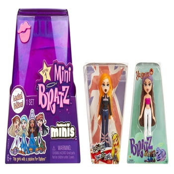 Bratz® Minis - 2 Bratz Minis in each pack, MGA's Miniverse™, Blind Packaging doubles as display, Y2K Nostalgia, Collectors Ages 6 7 8 9 10+