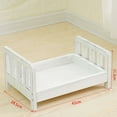 thumbnail image 1 of Lit en Bois pour Bébé Cadeau Accessoire Photo Pose Portable Durable Photographie Prise de Vue (Brun), 1 of 7