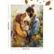 thumbnail image 3 of Qisvanset 12x16 Inch Watercolor Nativity Canvas Wall Art, Jesus Birth Scene Christmas Religious Home Decor, 3 of 8
