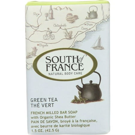 French Snap - South of France Bar Soap - Green Tea - Travel - 1.5 oz - Case of 12 Bar Soap