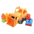 thumbnail image 3 of Conjunto de Bulldozer colorido, bloques de construcción, coche, vehículo, juguete, ladrillos, juguetes educativos para niños, 3 of 8