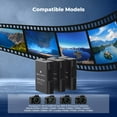 thumbnail image 2 of K&F Concept 3-Pack EN-EL14 Camera Battery and Upgrade LCD Charger Compatible with Nikon D5300 D5600 D5100 D5200 D5500 D3100 D3200 D3300 D3400 D3500 Coolpix P7000 P7100 P7200 P7700 P7800, 2 of 8