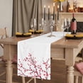 thumbnail image 2 of Table Runners 70 Inches Long Dress Scarves, Cherry Blossom Farmhouse Coffee/Dining/Kitchen Table Decor, Holiday Table Runner, Spring Pink Floral Branches Watercolor 13x70 Inch, 2 of 9