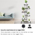 thumbnail image 3 of Metal Plant Stand, 6 Tier 12 Potted, Upgrade Multiple Plant Rack Shelf Organizer, ​Indoor Planter Display Shelving Unit for Patio Garden Corner Balcony Living Room, 3 of 7