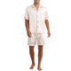 thumbnail image 1 of Conjunto de Pijamas de Satén INSPIRE CHIC para Hombre, Ropa de Dormir de Manga Corta, Dos Piezas, Ropa de Casa con Bolsillos, Pijamas Suaves para la Noche M Champagne, 1 of 6