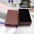 thumbnail image 3 of Thickened Kraft Paper Jewelry Packaging Box Necklace Ring Storage Gift Box High-end Diamond Patterned Jewelry Box, 3 of 4