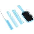 thumbnail image 3 of Juego de Peine de Peluquería 4 en 1 Juego de Peine para el Cabello Cepillo de Paleta para Desenredar Uso Dual en Seco y Húmedo para Hombres y Mujeres Pelo Rizado Largo y ANGGREK  Otros, 3 of 8