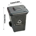 thumbnail image 3 of Huanglei Novelty Garbage Can Shaped Mug With Lid Funny Ceramic Coffee Cup For Desk Unique Humorous Drinking Home Idea, 3 of 5
