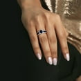 thumbnail image 5 of Everly Women's Created Sapphire Sterling Silver Ring, 5 of 8