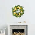 thumbnail image 4 of TVYTYAT Artificial Lemon Wreath - 18" Faux Citrus Greenery for Front Door, Wall & Garden Decor, 4 of 5