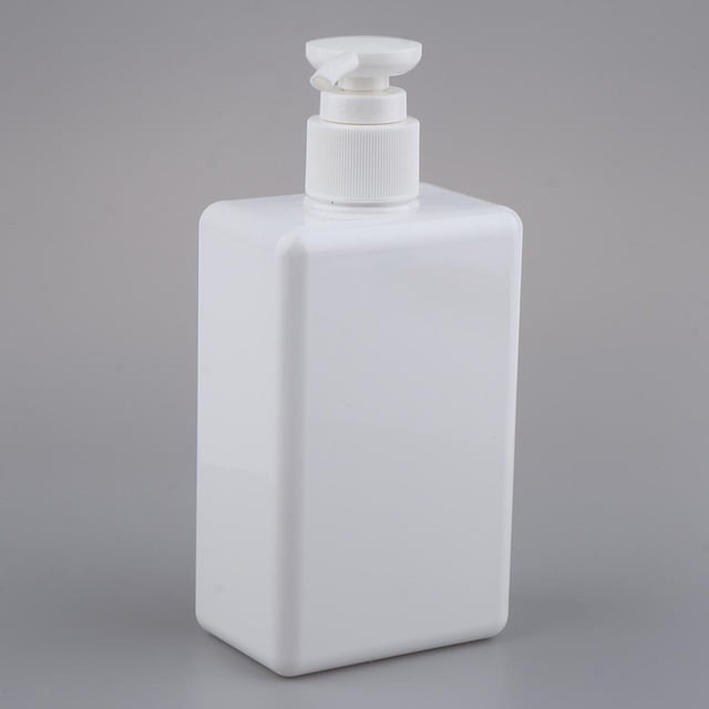 Botella de Bomba Vacía PETG de 280 Ml, Recipiente Recargable para Loción de Champú, Jabón de Manos, Jabón para Platos, Jarabes de , Blanco Yinane Botella de champú